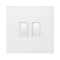 BG Evolve Pearl White 2G Intermediate Combination Switch