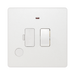 BG Evolve Pearl White 13A Switched Spur with LED and Flex Outlet PCDCL52W