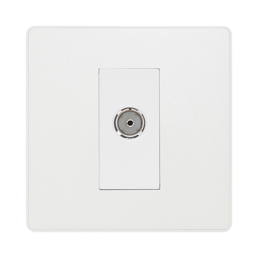 BG Evolve Pearl White Co-axial Socket PCDCL60W