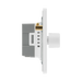 BG Evolve Pearl White 3G Dimmer Switch PCDCL83W – side view