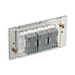 BG Evolve Pearl White 3G Dimmer Switch PCDCL83W – rear view