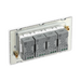 BG Evolve Pearl White 4G Dimmer Switch PCDCL84W – rear view