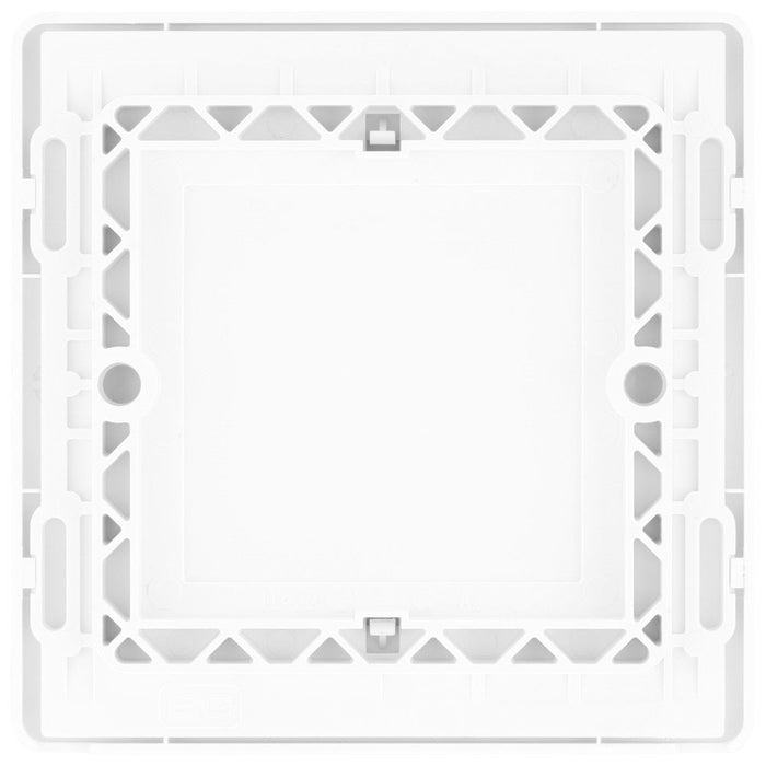 BG Evolve Pearl White Single Blank Plate PCDCL94W - view 4