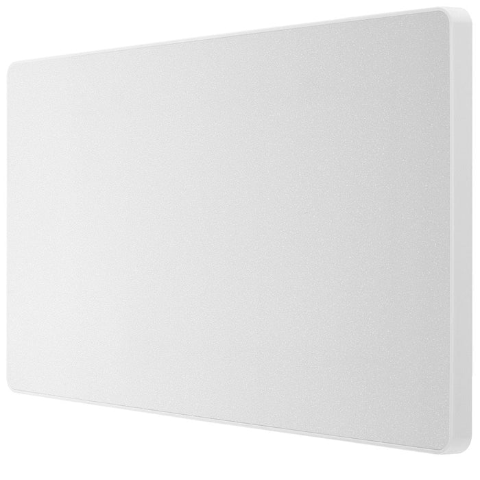 BG Evolve Pearl White Double Blank Plate PCDCL95W - view 3