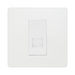 BG Evolve Pearl White Secondary Telephone Socket PCDCLBTS1W