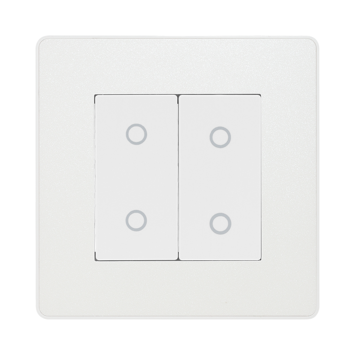 BG Evolve Pearl White 2G Secondary Touch Dimmer Switch PCDCLTDS2W
