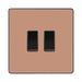 BG Evolve Polished Copper 2G Intermediate Combination Switch