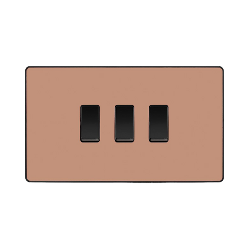 BG Evolve Polished Copper 3G Intermediate Switch PCDCP4313B