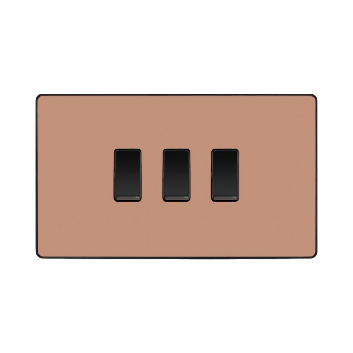 BG Evolve Polished Copper 3G Intermediate Switch PCDCP4313B