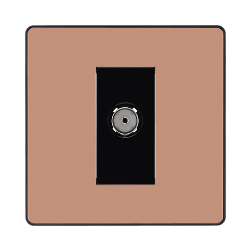 BG Evolve Polished Copper Co-Axial Socket PCDCP60B