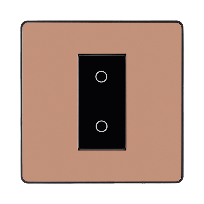 BG Evolve Polished Copper 1G Secondary Touch Dimmer Switch PCDCPTDS1B
