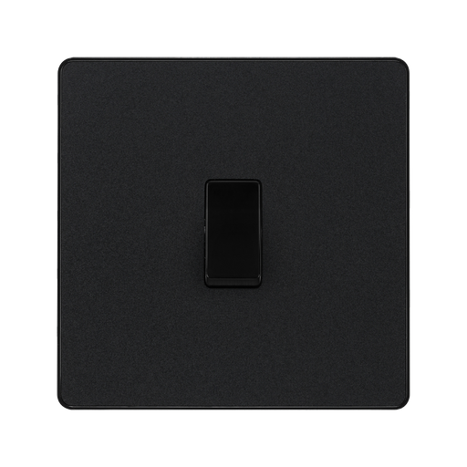 Additional view 10 of BG Evolve Matt Black 1G 2W Light Switch