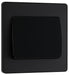 BG Evolve Matt Black 1G 2W Wide Rocker Light Switch PCDMB12WB - view 2