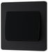 BG Evolve Matt Black 1G 2W Wide Rocker Light Switch PCDMB12WB - view 3