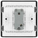 BG Evolve Matt Black 10A Retractive Press Switch PCDMB14B - view 4