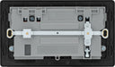 BG Evolve Matt Black 13A Double USB Socket with 45W A+C Ports PCDMB22UAC45B - view 4