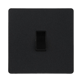 BG Evolve Matt Black 20A Double Pole Switch PCDMB30B
