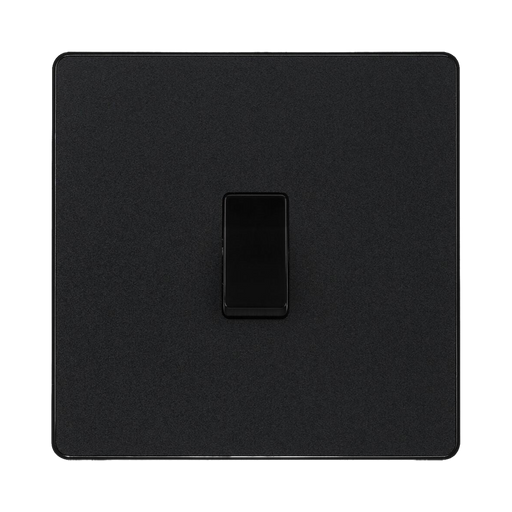 BG Evolve Matt Black 20A Double Pole Switch PCDMB30B