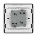 BG Evolve Matt Black 2G 2W Light Switch PCDMB42B - view 4