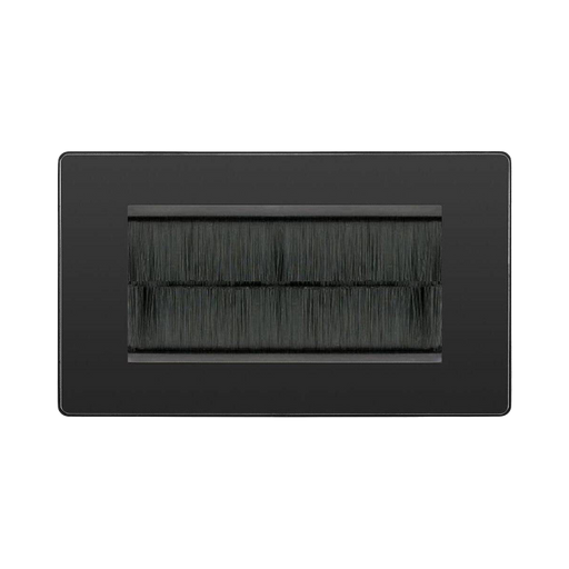 BG Evolve Matt Black 4G Cable Brush Outlet PCDMB4GBRB