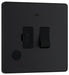 BG Evolve Matt Black 13A Switched Spur with LED and Flex Outlet PCDMB52B - view 2