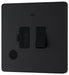 BG Evolve Matt Black 13A Switched Spur with LED and Flex Outlet PCDMB52B - view 3
