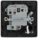 BG Evolve Matt Black 13A Switched Spur with LED and Flex Outlet PCDMB52B - view 4