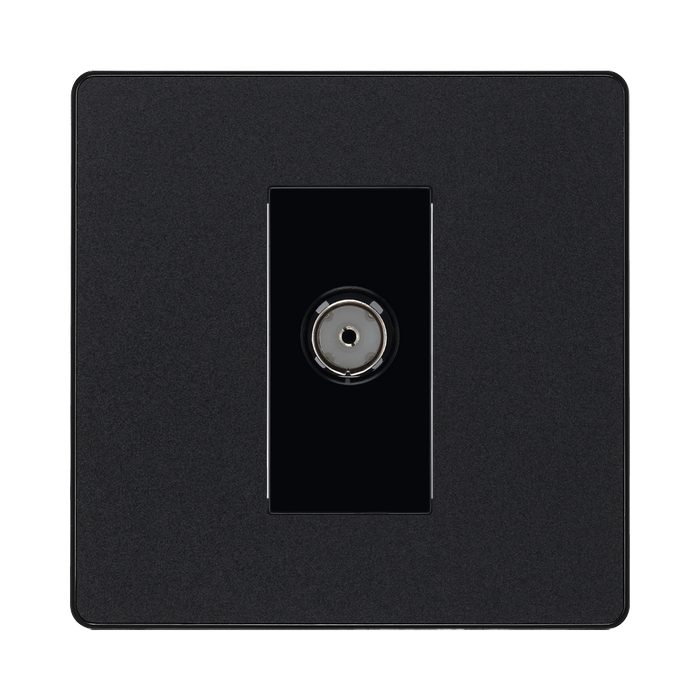 BG Evolve Matt Black Co-axial Socket PCDMB60B