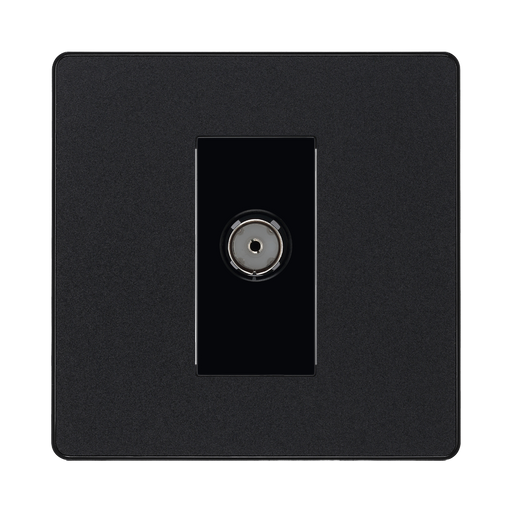 BG Evolve Matt Black Co-axial Socket PCDMB60B