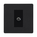 BG Evolve Matt Black Satellite Socket PCDMB61B