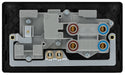 BG Evolve Matt Black 45A Cooker Switch with double pole switch and LED PCDMB70B - view 4