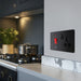 BG Evolve Matt Black 45A Cooker Switch with double pole switch and LED PCDMB70B - view 5