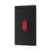 BG Evolve Matt Black 45A double pole switch with LED PCDMB72B - view 3