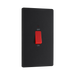 BG Evolve Matt Black 45A double pole switch with LED PCDMB72B - view 2
