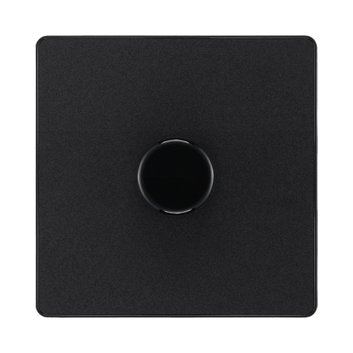 BG Evolve Matt Black 1G Dimmer Switch PCDMB81B