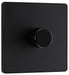 BG Evolve Matt Black 1G Dimmer Switch PCDMB81B - view 2