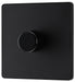 BG Evolve Matt Black 1G Dimmer Switch PCDMB81B - view 3
