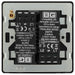BG Evolve Matt Black 2G Dimmer Switch PCDMB82B - view 4