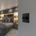 BG Evolve Matt Black 2G Dimmer Switch PCDMB82B - view 5