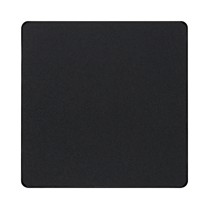 BG Evolve Matt Black Single Blank Plate PCDMB94B