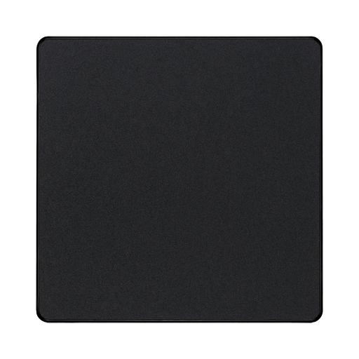 BG Evolve Matt Black Single Blank Plate PCDMB94B