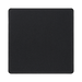 BG Evolve Matt Black Single Blank Plate PCDMB94B