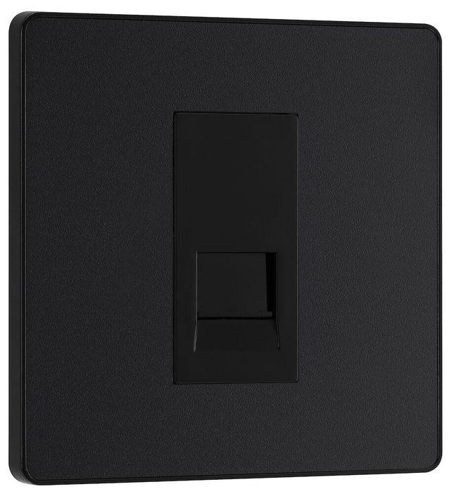 BG Evolve Matt Black Master Telephone Socket PCDMBBTM1B - view 2