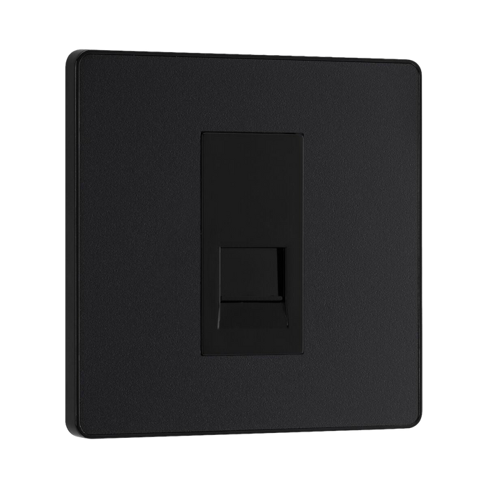 BG Evolve Matt Black Master Telephone Socket PCDMBBTM1B - view 2