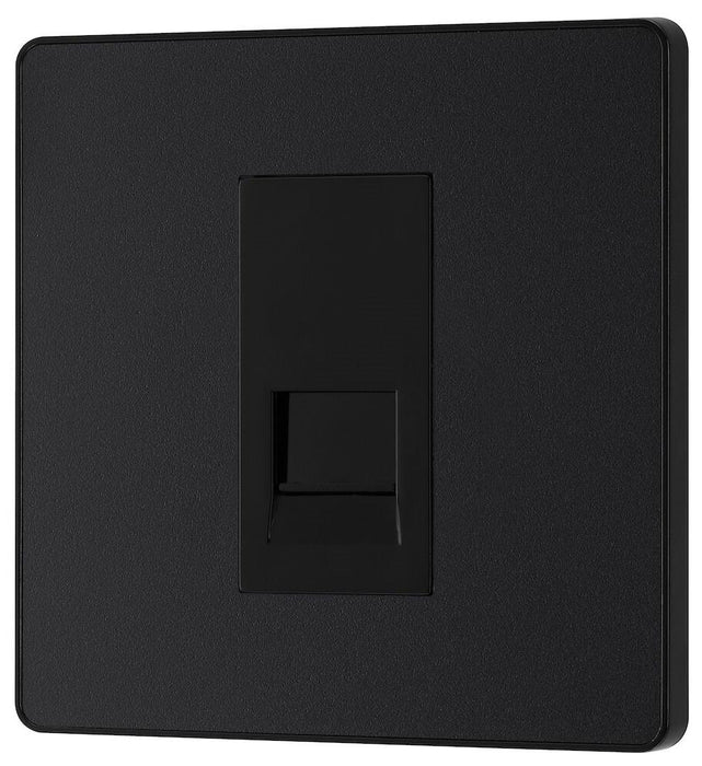 BG Evolve Matt Black Master Telephone Socket PCDMBBTM1B - view 3