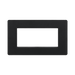 BG Evolve Matt Black 4G Euro Module Plate PCDMBEMR4B