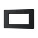 BG Evolve Matt Black 4G Euro Module Plate PCDMBEMR4B - view 3