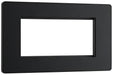 BG Evolve Matt Black 4G Euro Module Plate PCDMBEMR4B - view 2