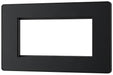 BG Evolve Matt Black 4G Euro Module Plate PCDMBEMR4B - view 3