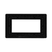 BG Evolve Matt Black 4G Euro Module Plate PCDMBEMR4B - view 4